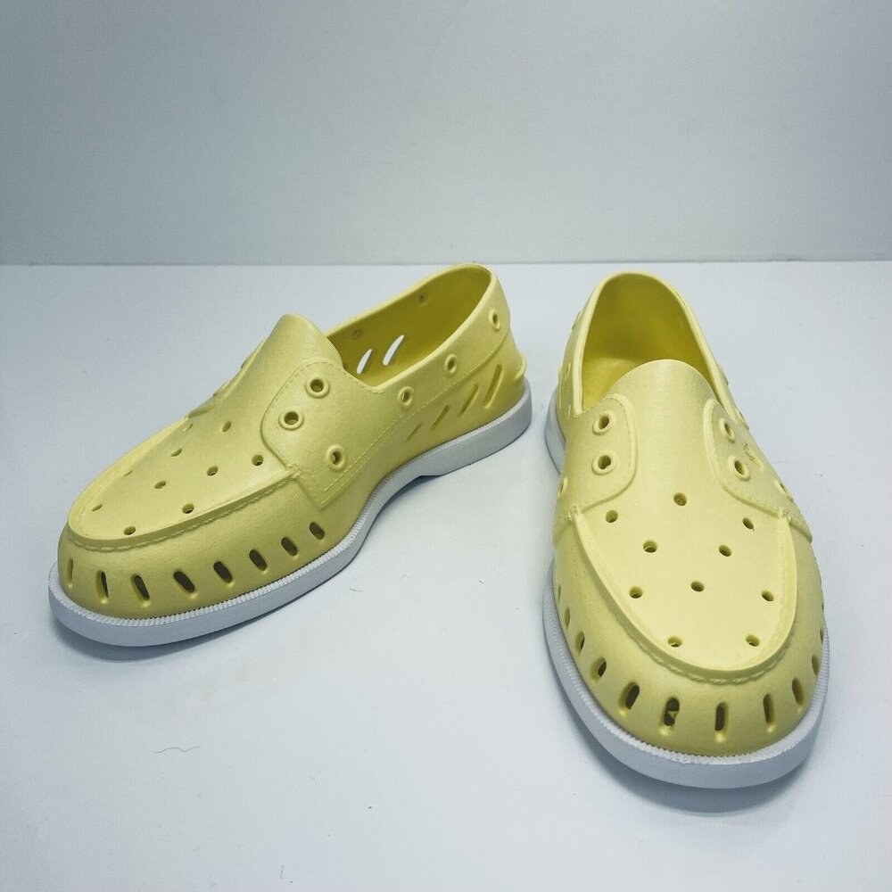 Sperry Top Sider Shoes Sz 8 Women’s Yellow Float Boat Slip On Foam Beach New - Picture 4 of 13
